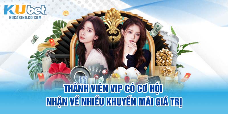 Thành viên VIP có cơ hội nhận về nhiều khuyến mãi giá trị